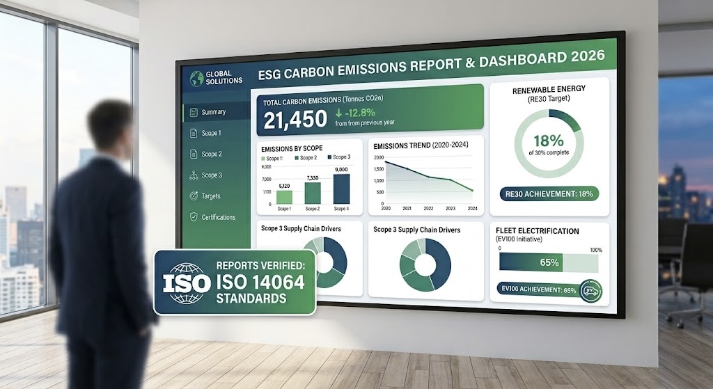 企業接送 ESG 碳排放報告 ISO 14064
